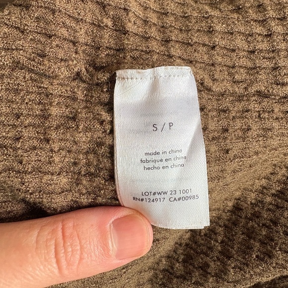 WeWoreWhat Brown Fly Away Knit Long-Sleeve Top and Pants Matching Set - Picture 10 of 16